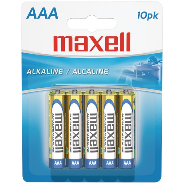 MAXELL(R) AAA 10PK CARDED BATTERIES