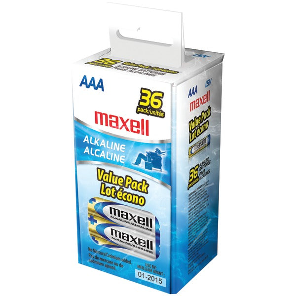 MAXELL(R) 36PK AAA BATTERIES BOX