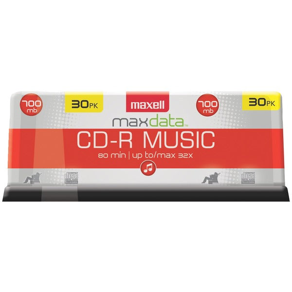 MAXELL(R) 30PK SPINDLE AUDIO CDR