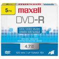 MAXELL(R) 4.7GB DVD-R 5PK
