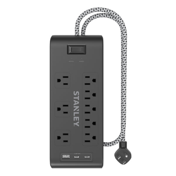 STANLEY(R) SURGE BLOK 8OT 1USB/2C SP