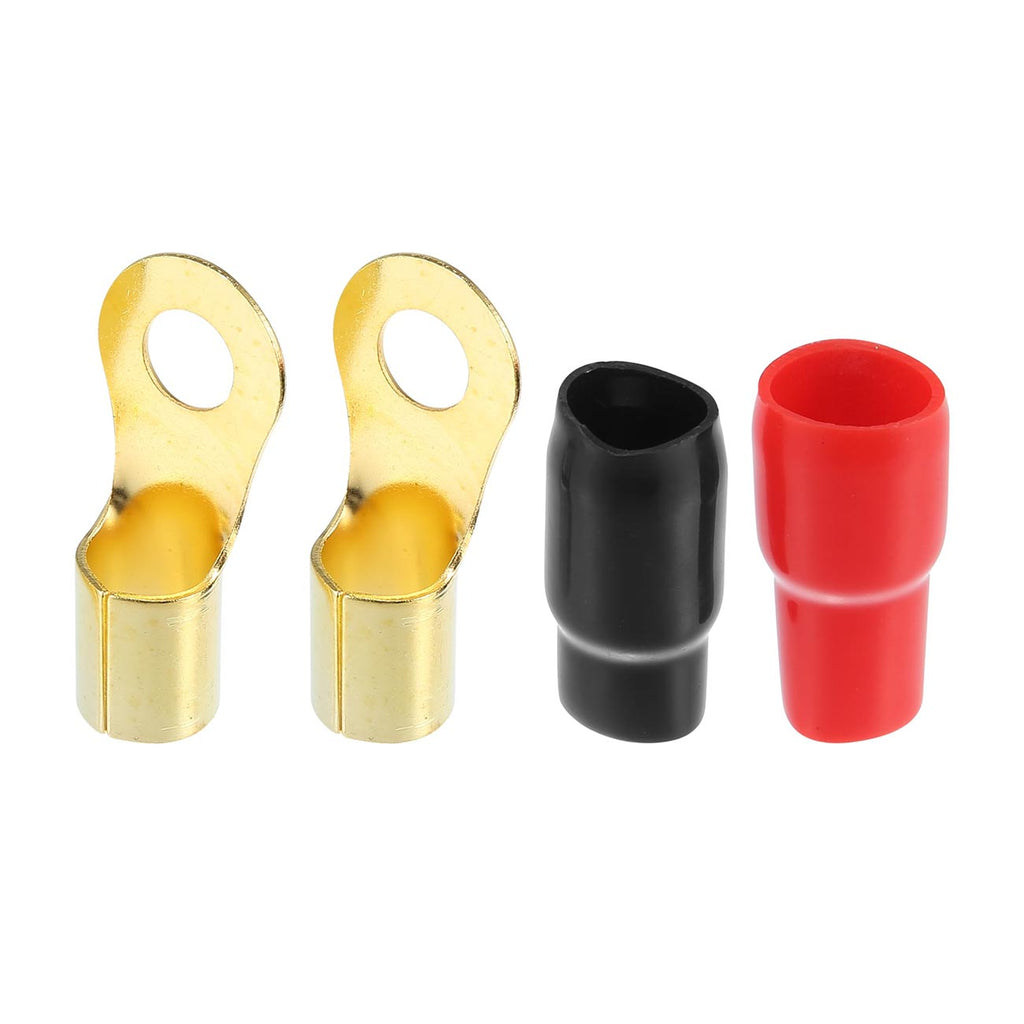 Audiopipe Ring Terminals 0 Gauge Gold Plated (1 Pair)