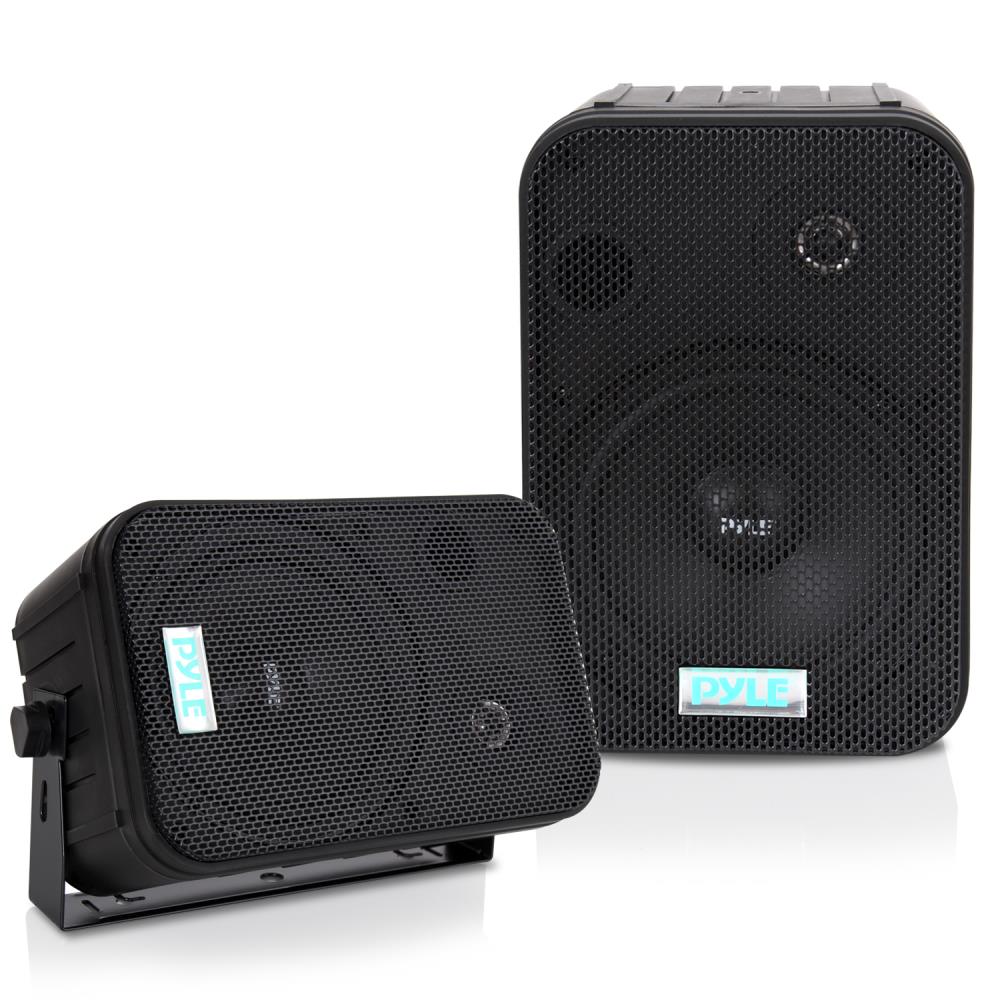 Pyle 6.5" Indoor / Outdoor 2-Way Speakers (Black)