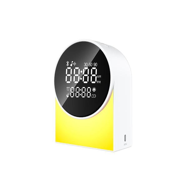PRIORITY PRODUCTS 4IN1 RGB ALARM CLOCK WHT