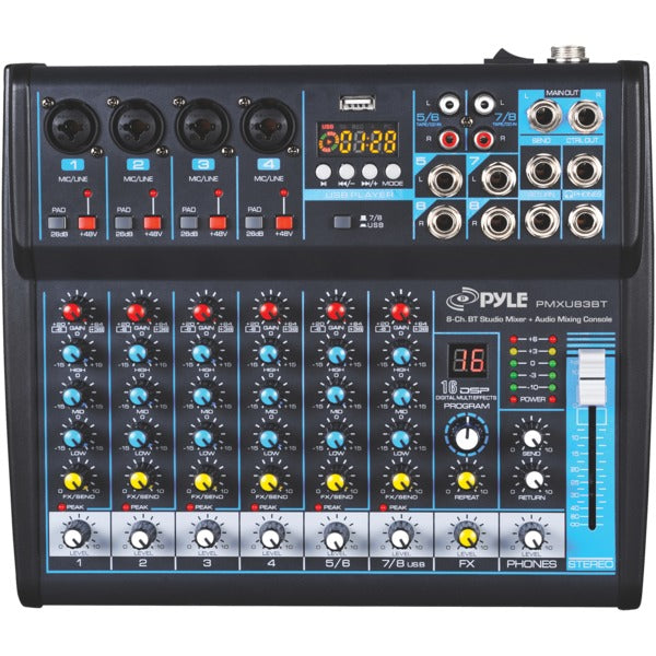 PYLE(R) 8 CH BT MIXER