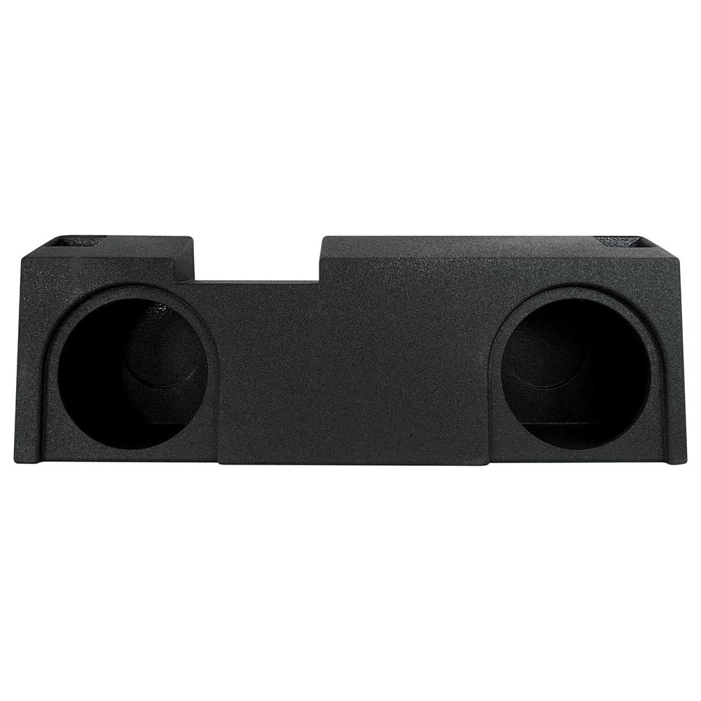 QPower “QBOMB” Chevy/GMC Crew Cab or Double Cab ’19-'24 Dual 10″ Vented Empty Woofer Box