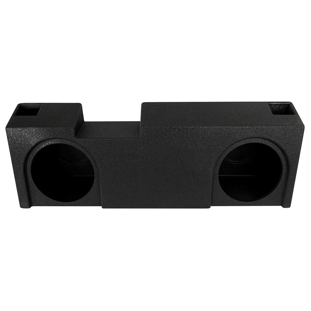 QPower “QBOMB” Chevy/GMC Crew Cab or Double Cab ’19-'24 Dual 12″ Vented Empty Woofer Box