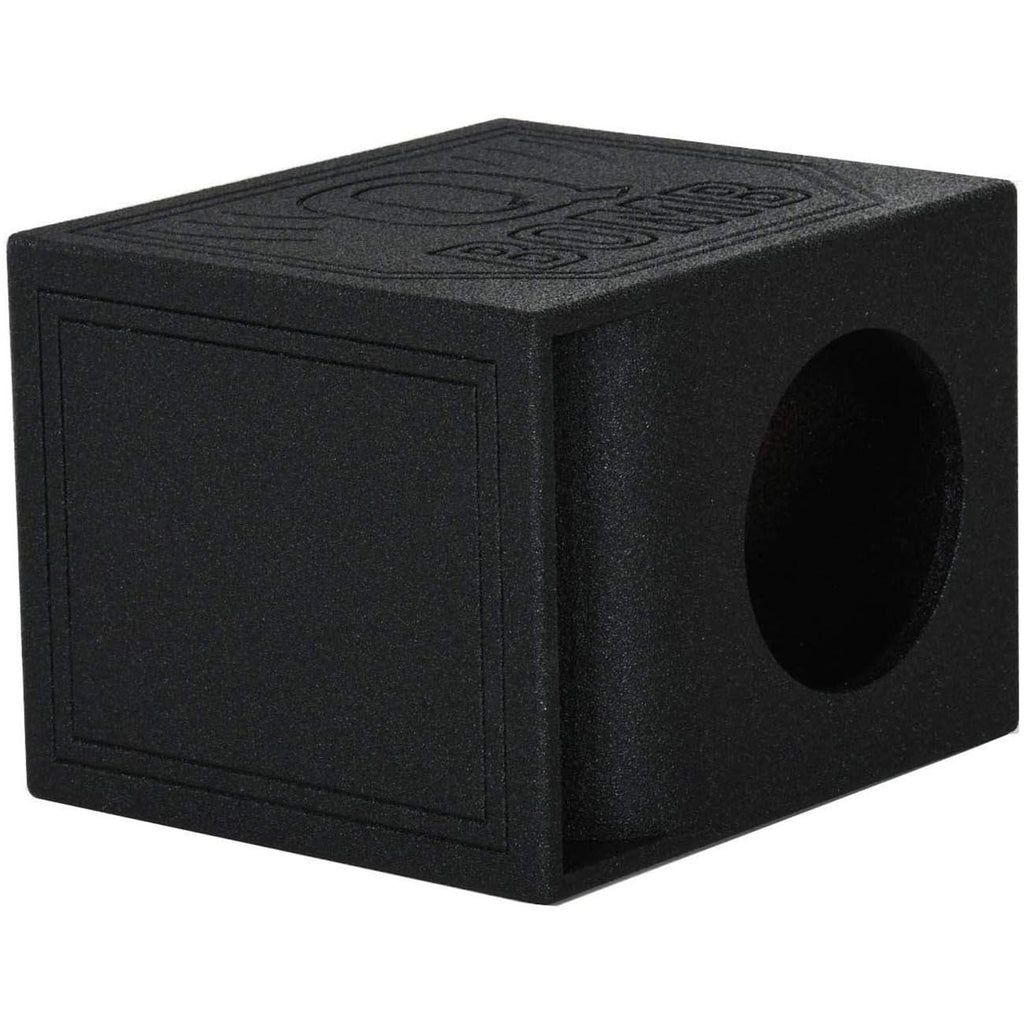 QPower “QBOMB” Single 10″ Horn-Ported Empty Woofer Box