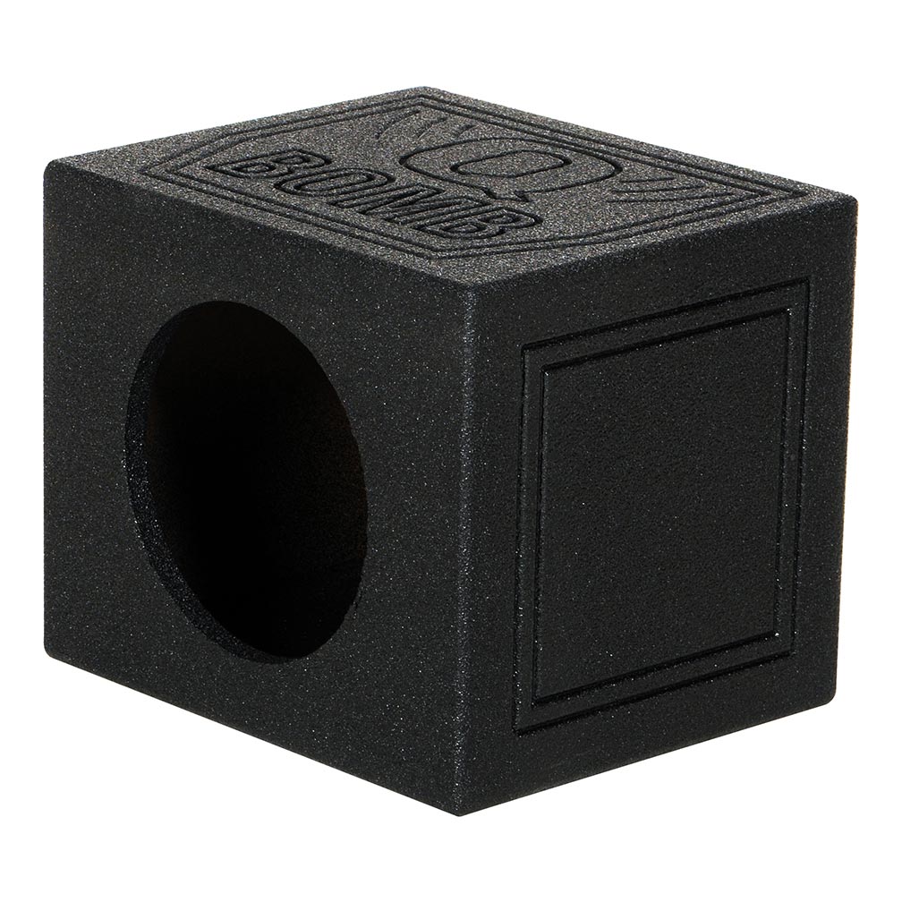 Qpower Single 10" Sealed Woofer Enclosure withh Bed Liner Spray