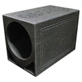 Qpower Single 12" Triangle Ported Finished w/Bed Liner