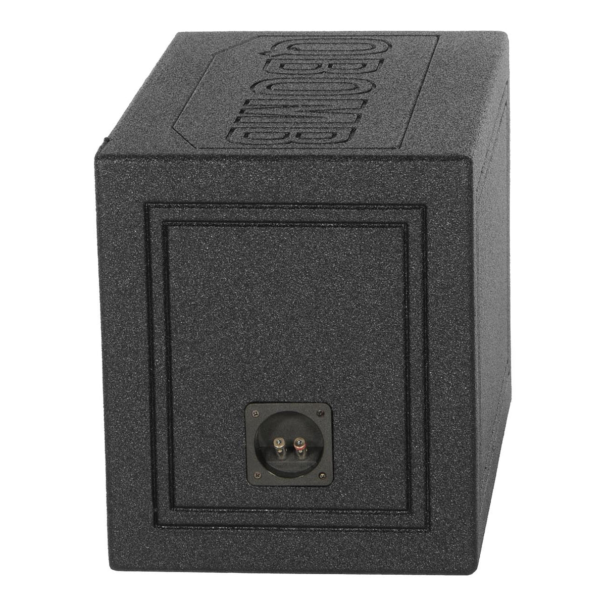 Qpower Single 12" Triangle Ported Finished w/Bed Liner