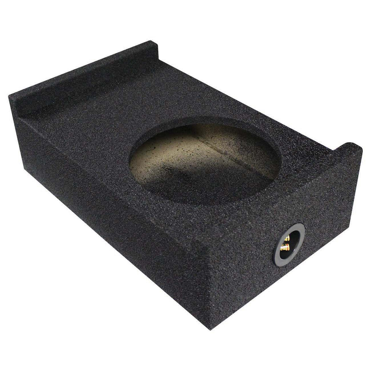 Qpower Single 10" Universal Downfire or Behind the Seat Empty Enclosure