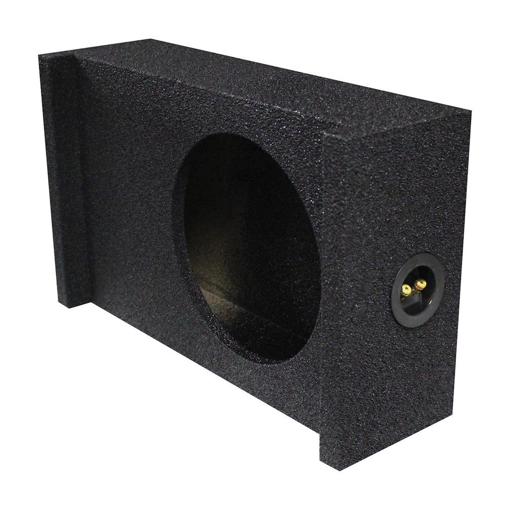 Qpower Single 10" Universal Downfire or Behind the Seat Empty Enclosure