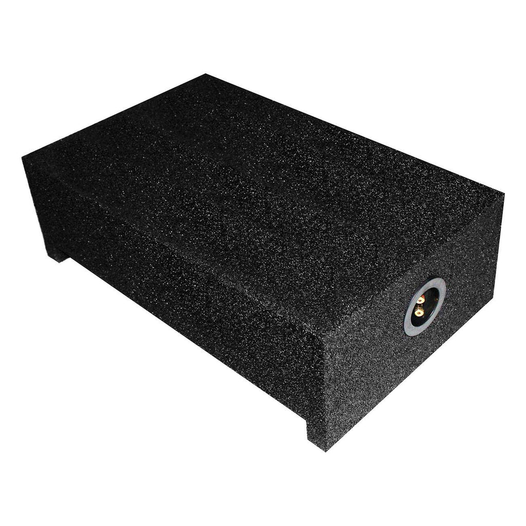 Qpower Single 10" Universal Downfire or Behind the Seat Empty Enclosure