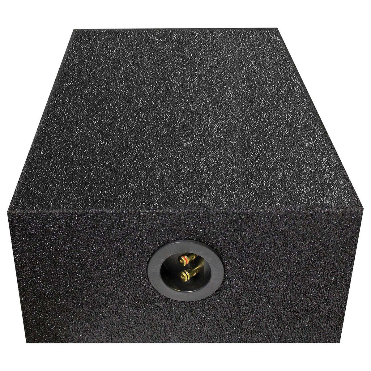 Qpower Single 10" Universal Downfire or Behind the Seat Empty Enclosure