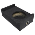 QPower "QBOMB" Single 12" Sealed Downfire or Behind Seat Empty Woofer Enclosure