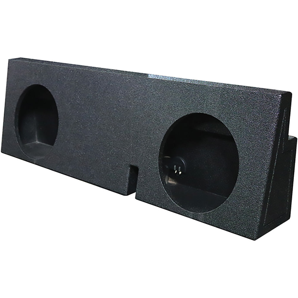 QPower "QBOMB" Toyota Tacoma Double Cab '05-'26 Dual 12" Sealed Woofer Enclosure