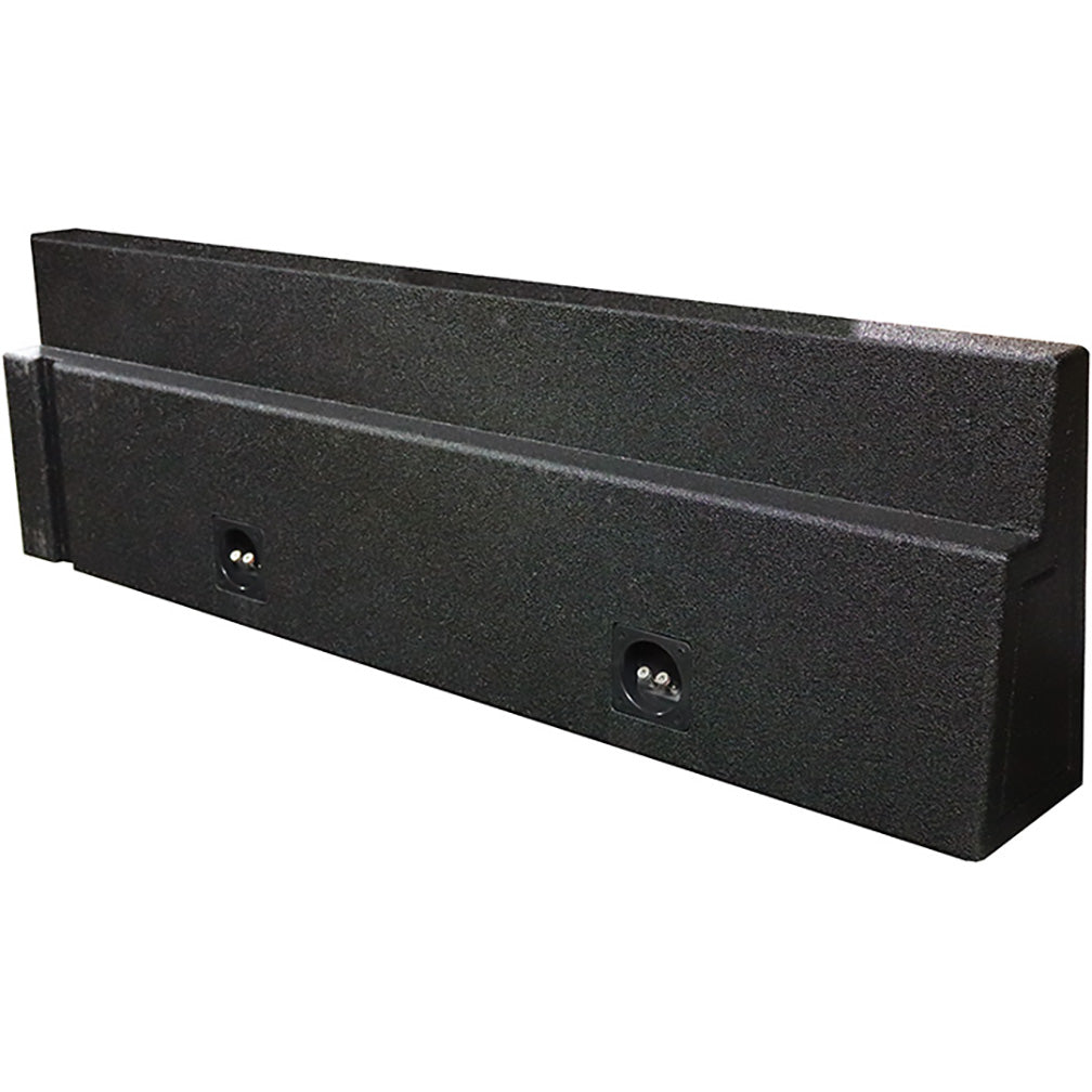 QPower "QBOMB" Toyota Tacoma Double Cab '05-'26 Dual 12" Sealed Woofer Enclosure