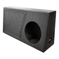 QPower "QBOMB" Single 10" Ported Empty Woofer Enclosure (Behind Seat)
