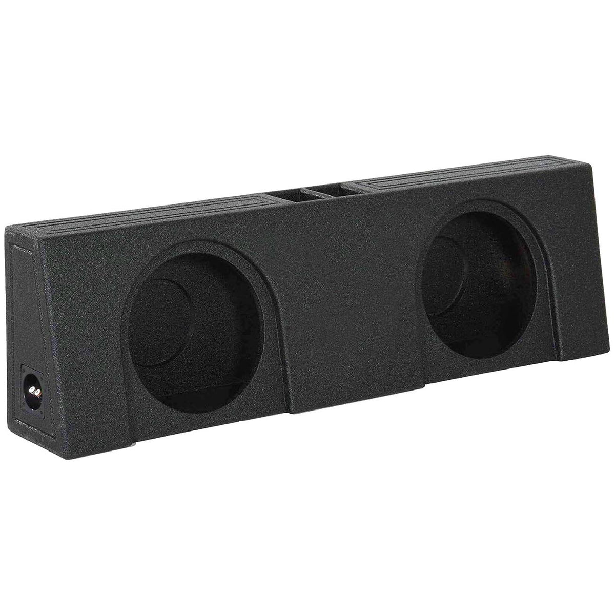 Qpower QBOMB Dual 10" Vented Empty Box Behind Seat Mount