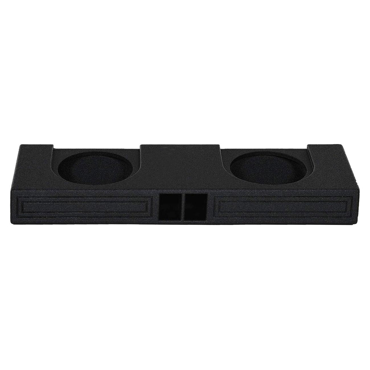 Qpower QBOMB Dual 10" Vented Empty Box Behind Seat Mount
