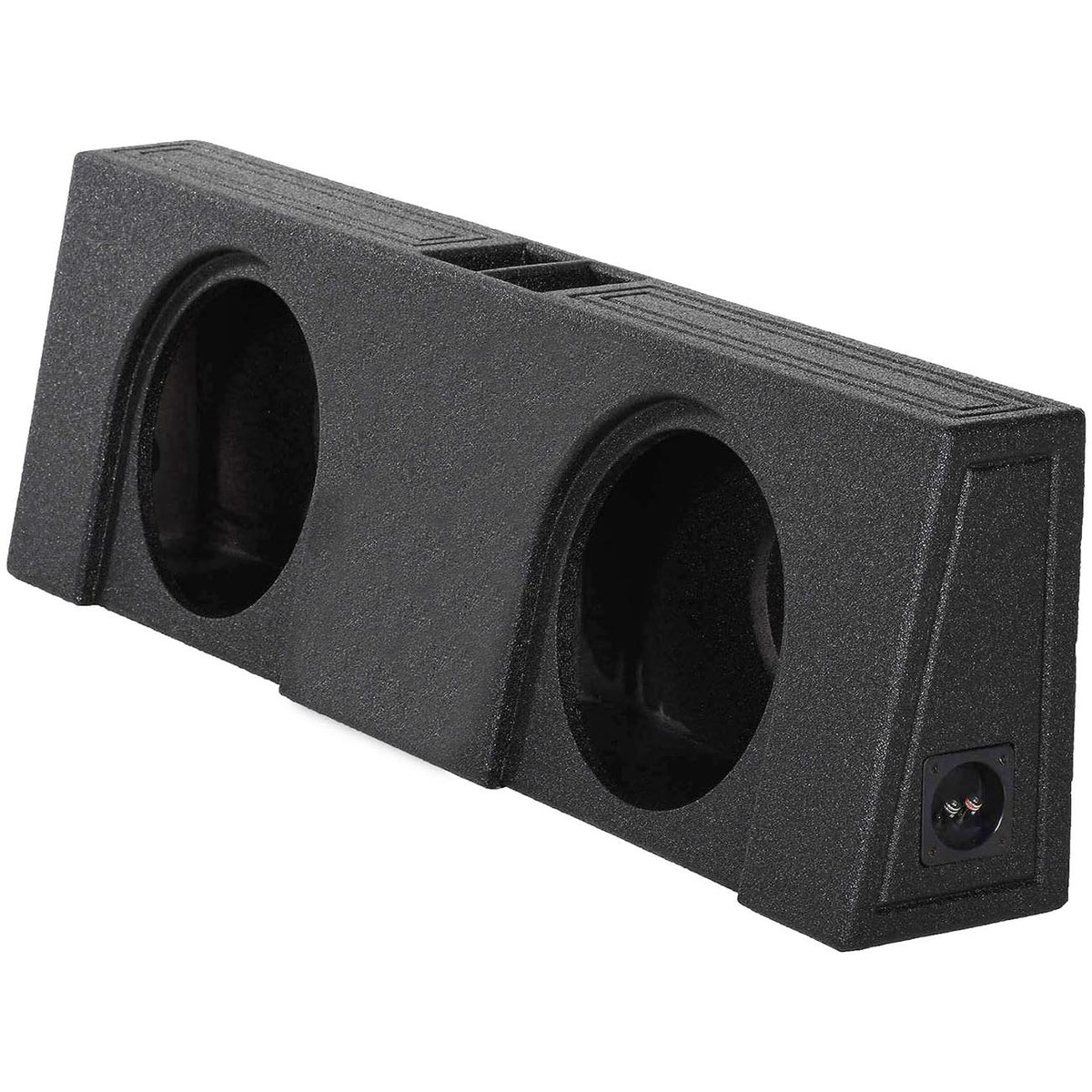 Qpower QBOMB Dual 12" Vented Empty Box Behind Seat Mount