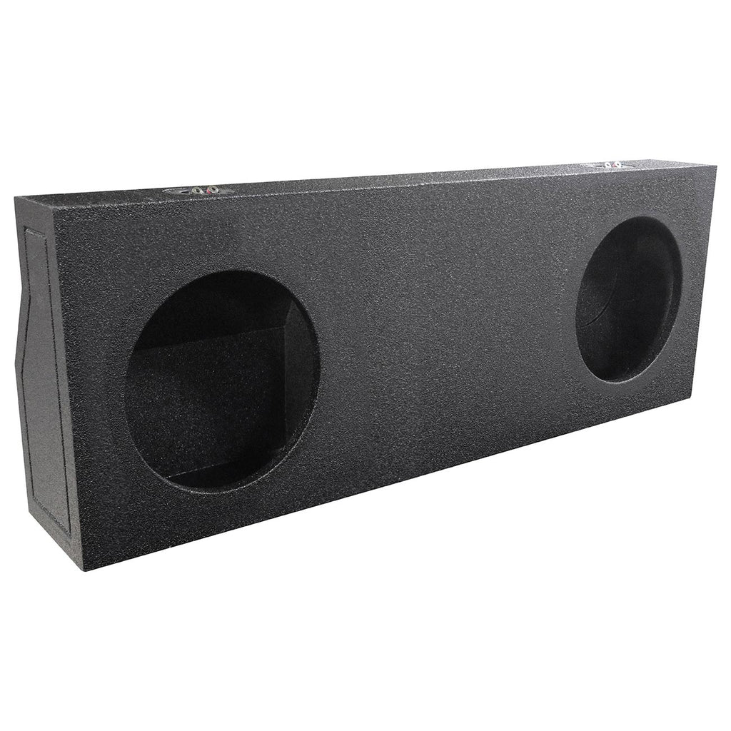 QPower “QBOMB” ’22-’26 Toyota Tundra Crew Max Dual 10″ Sealed Empty Woofer Enclosure (Non-Hybrid)
