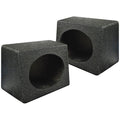 QPower "QBOMB" 6x9" Wedge Style Sealed Empty Speaker Enclosures (Pair)
