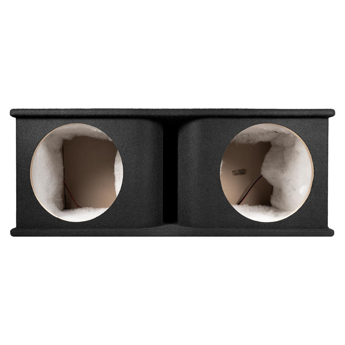 QPower Dual 12″ Curved Vent Port Empty Woofer Enclosure