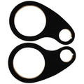 Installation Solution 8" Speaker + 2-7/8" Tweeter Carpeted - 3/4" Extension (pair)