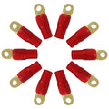 XScorpion Ring Terminal 1/0ga. - Red (10 pack)