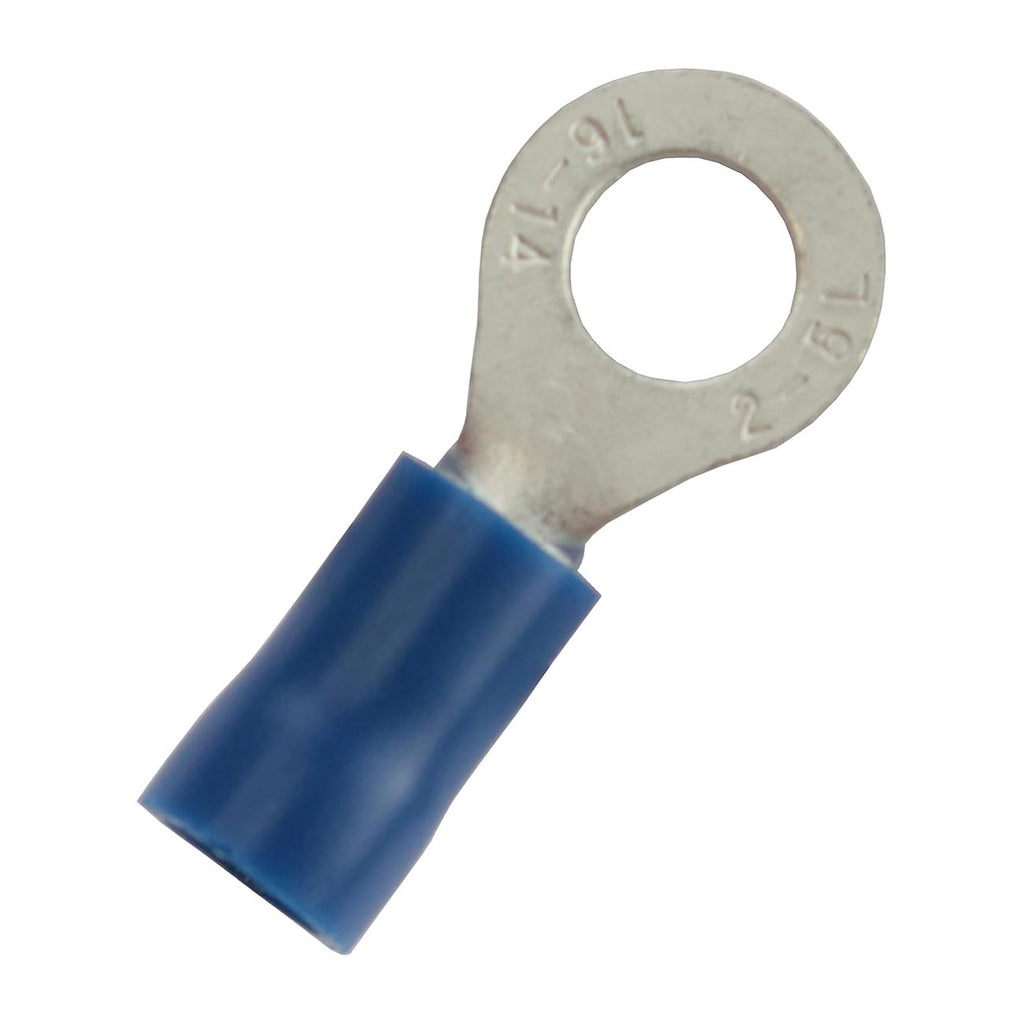 XScorpion Ring Terminal 14/16ga. #10 - Blue (100 pack)
