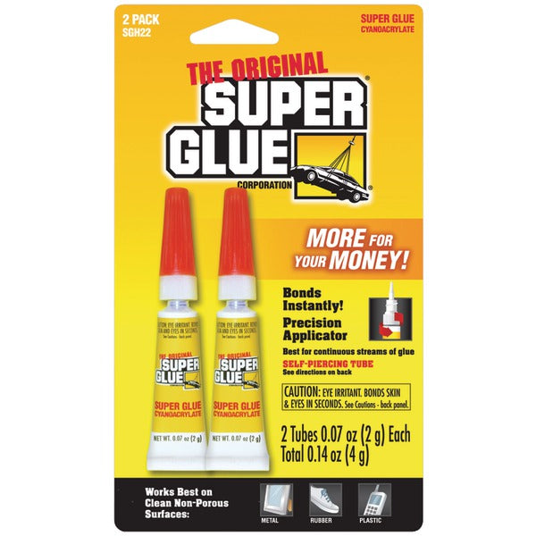 THE ORIGINAL SUPER GLUE(R) CORPORATION SUPER GLUE 2PK-