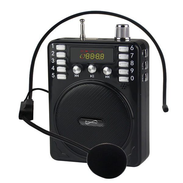 SUPERSONIC(R) BT PA SYS VOICE AMP BLK