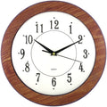 TIMEKEEPER 12IN WOOD ROUND CLOCK