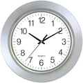 TIMEKEEPER 13IN CHROME ROUND CLOCK