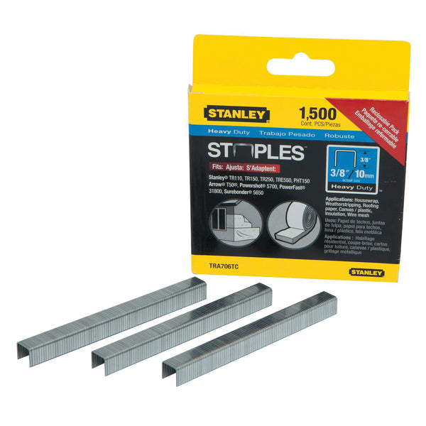 STANLEY(R) 3/8 IN STAPLES (1000)