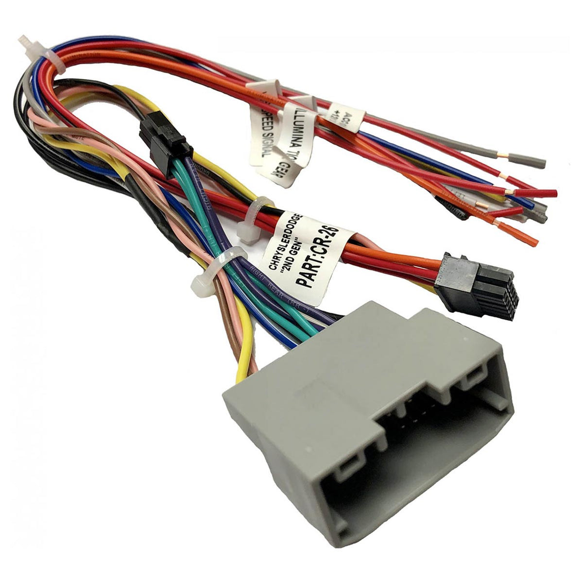 CRUX Radio Replacement Interface with SWC Retention for Select ’05-’18 Chrysler/Dodge/Jeep Vehicles