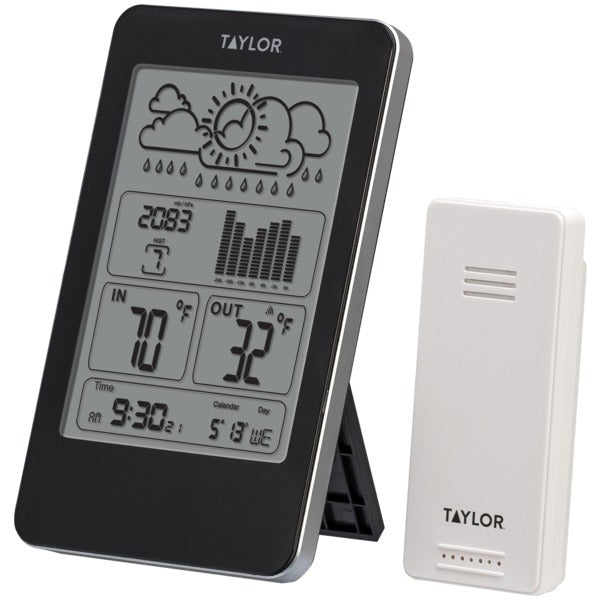 TAYLOR(R) PRECISION PRODUCTS INDR OUTDR THERM BAROMTR