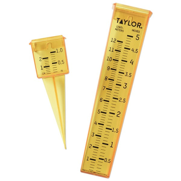 TAYLOR(R) PRECISION PRODUCTS 2IN1 RAIN GAUGE