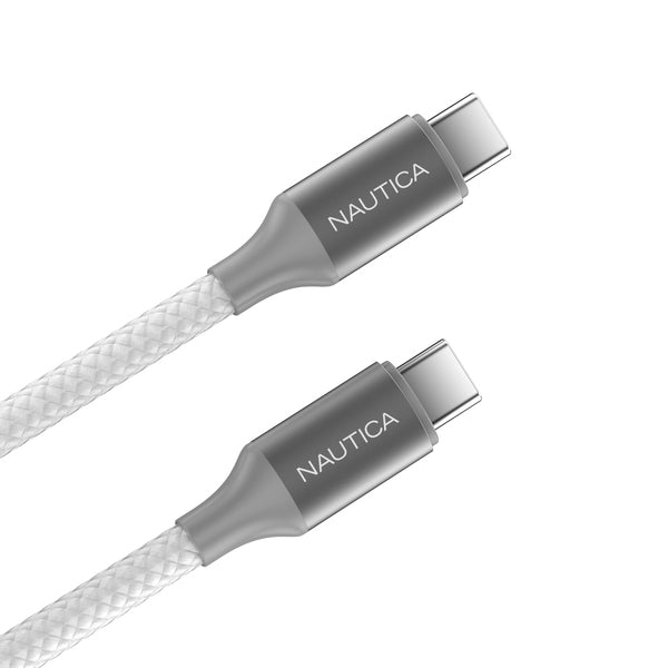NAUTICA(R) 3PK 4FT TURN USBC CBL WHT