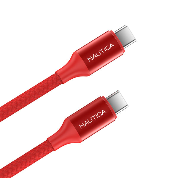 NAUTICA(R) 3PK 4FT TURN USBC CBL RED