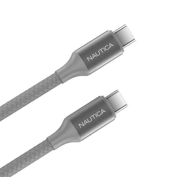 NAUTICA(R) 3PK 4FT TURN USBC CBL GRY