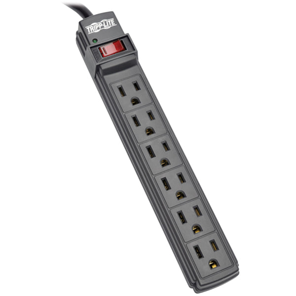 TRIPP LITE(R) BY EATON(R) 6FT 6OUT PWR STRIP BLK