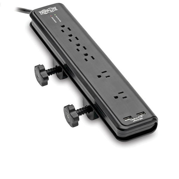 TRIPP LITE(R) BY EATON(R) 6-OTLT SURGE W/CLAMPS