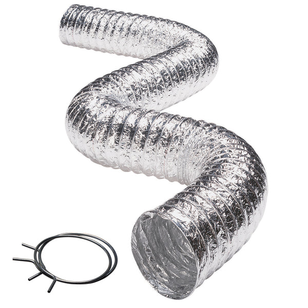 DEFLECTO(R) 8' FOIL DUCT W/CLAMPS