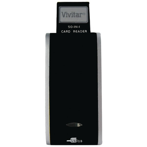 VIVITAR(R) 50 IN 1 CARD READER BLK