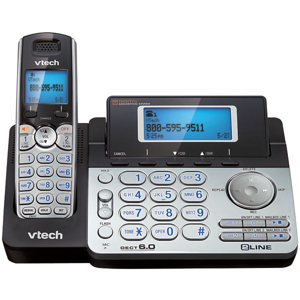 VTECH(R) DECT 6.0 2-LN CRDLESS PHN
