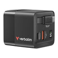VERBATIM(R) 65W GAN CHRGR RETRCT CBL