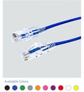 PATCH CORD CAT6 SLIM CORD 2' BLACK